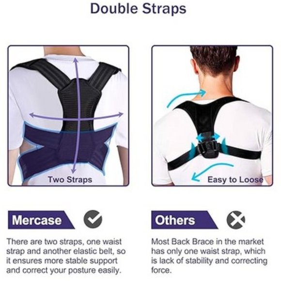 Adjustable Posture Corrector back brace EUC - Picture 5 of 12